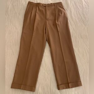 Vintage Zanella for Nordstrom Wool Flannel Double Pleated Trousers, size 36